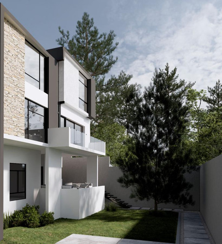 Hermoso Proyecto En Preventa En Fraccionamiento Privado Con Casa Club, Alberca Semi-olímpica, Canchas; Con Cochera Para 3 Autos Y 3 Recámaras + Oficina, Bodega, Y Área De Juegos En Sótano