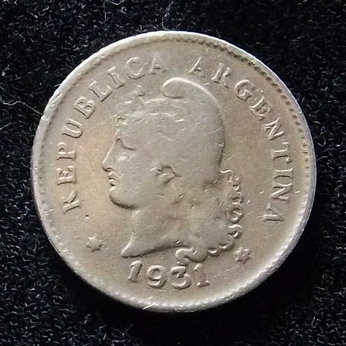 Argentina 10 Centavos 1931 Mb Cj 119