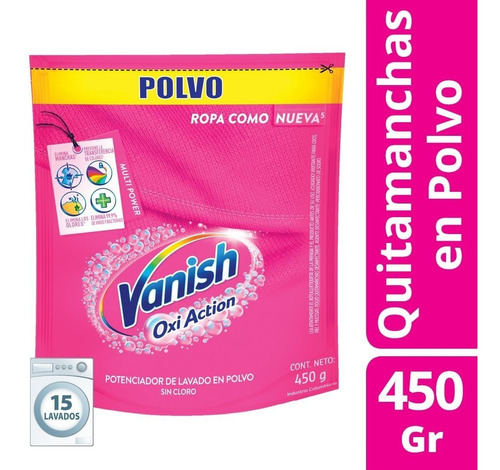 Vanish Oxi Action Rosa Refill 450 Grs