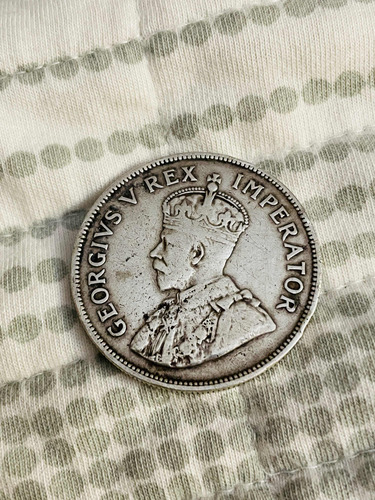 Moneda De Plata South África Año 1928 2 1/2 Shillings