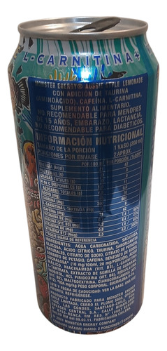 Lata Monster Aussie Lemonade Origen Chile (Usado)