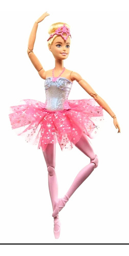 Hermosa Nueva Barbie Bailarina Fantasía Luces Brillantes (Usado)