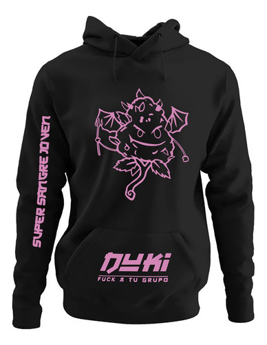 Sudadera Hoodie Duki Fuck A Tu Grupo Rosa