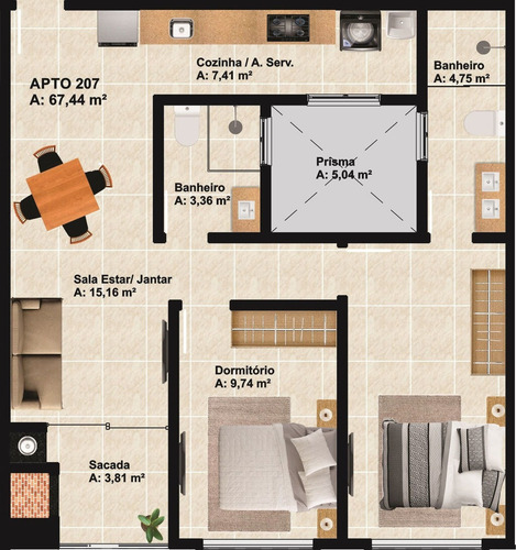 Imagem 16 de 30 de Apartamento À Venda No Bairro Ingleses Do Rio Vermelho - Florianópolis/sc - O-24209-40145