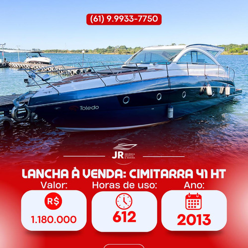 Lancha Cimitarra Ht 41 2013 Com Parelha Mercruiser 8.2 Big B