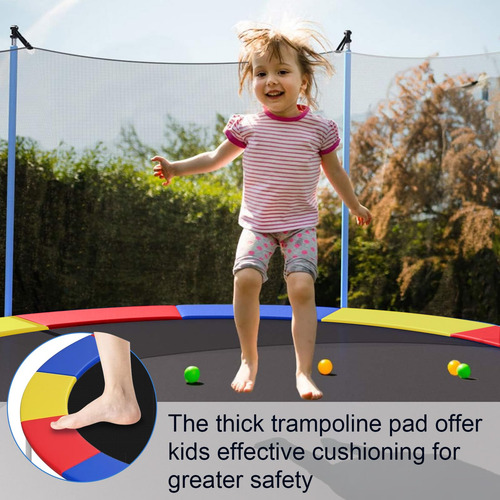 Funda De Seguridad Multicolor Para Trampolines Universal Color De La Lona De Salto Color Del Cobertor De Resortes