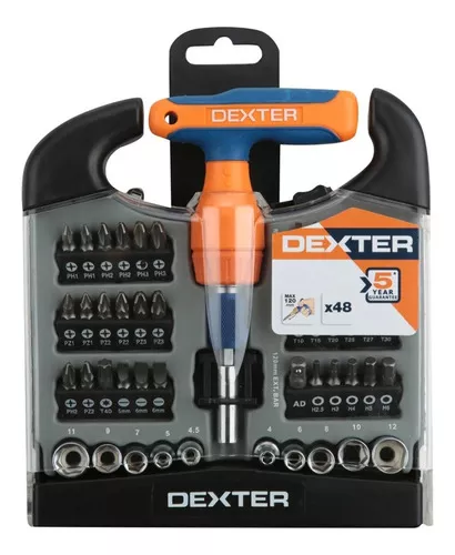 Maletin herramientas dexter x48 piezas Juegos de herramientas de