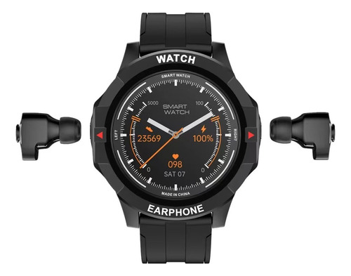 Smartwatch Mp3 Compatible Con Auriculares Bt Tws Memoria 4gb
