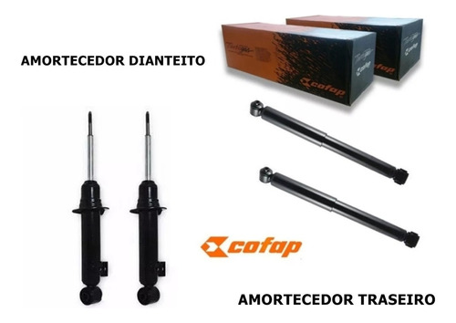 Kit 4 Amortecedores Dianteiros Traseiros Pajero Dakar Cofap