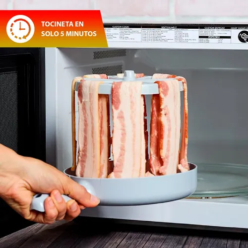 Cocedor De Tocineta Cocción Rápida En Microondas Ls-085