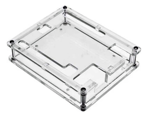 Mgsystem Case Box Caja Acrilico Transparente Arduino Uno R3