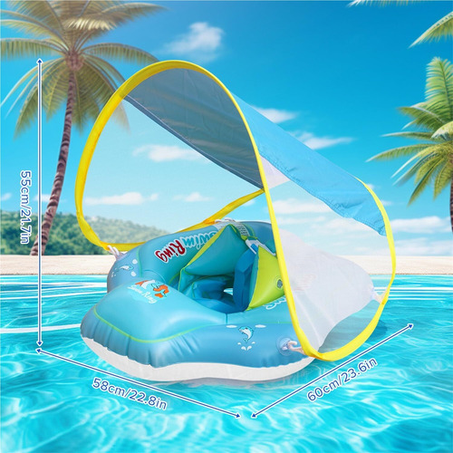 Flotador Para Bebe,anillos Flotantes Inflables Para Piscina