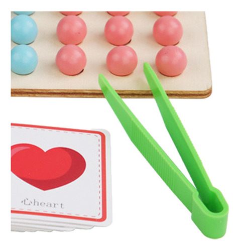 Juego De Cuentas De Tablero De Clavijas De Madera, Juguete A