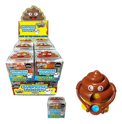 Dulces Con Juguete Candy Toy Surprise Poopy X12u