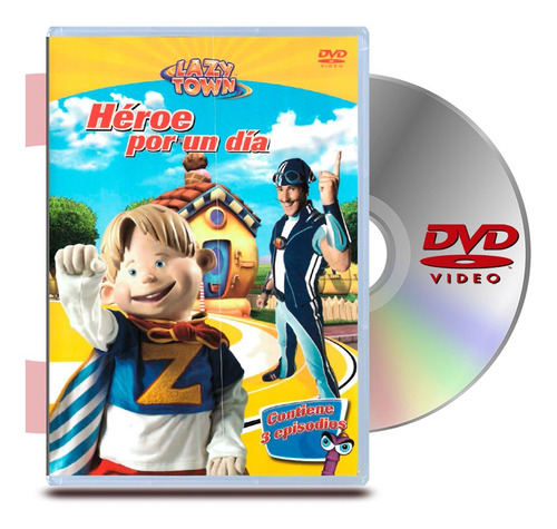 Dvd Lazy Town: Heroes Por Un Dia