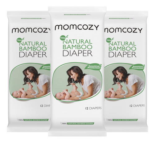 Momcozy Panales Tamano 2 Paquetes Portatiles, Paquete Resell