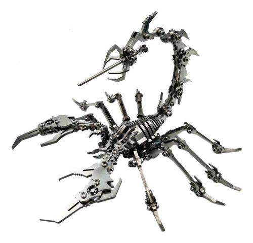 Puzle Scorp Puzle 3d De Metal Puosuo, Modelo Scorpion, Para