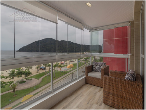 Imagem 7 de 24 de Apartamento Frontal Com 3 Quartos E Vista Para O Mar No Centro De Bertioga - Ap00324 - 70496287