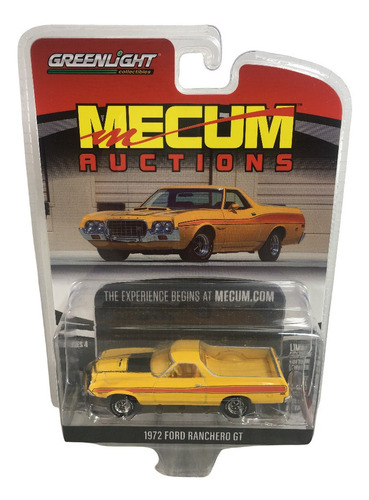 Greenlight 1/64 Mecum Auctions 1972 Ford Ranchero Gt