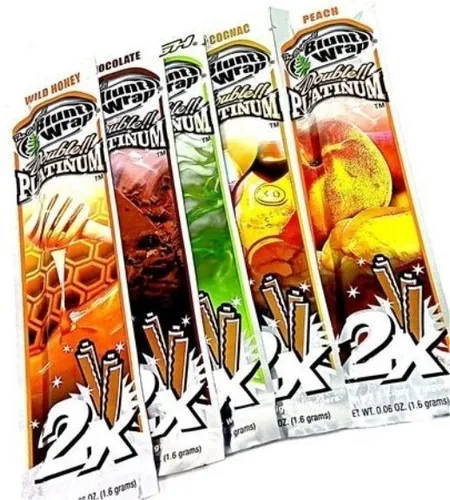 comprar Combo 5 Sobres De Blones Rolling Papers Cueros Blunt Wrap X2