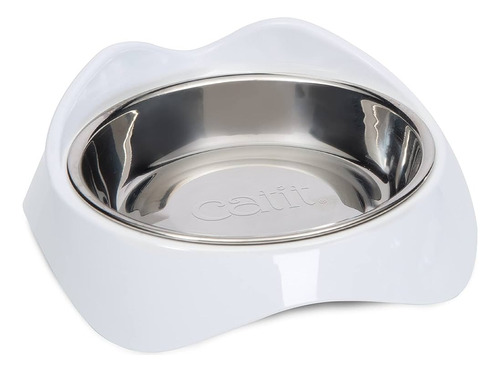 Comedero Bebedero Gato Cat It Pixi Bowl Desmontable Acero 