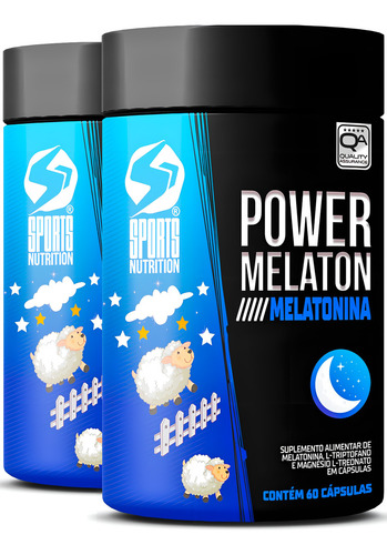 2 unidades de Power Melaton, fórmula exclusiva con melatonina y treonato de magnesio, 60 cápsulas
