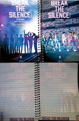 Libreta Bts Break The Silence Pelicula Persona Kpop Coreano