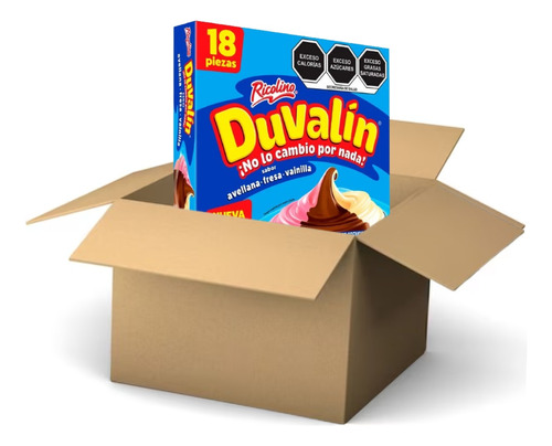 Caja Chocolate Duvalin Trisabor Con 24 Display De 18 Pz C/u