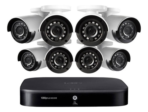 Lorex Sistema De Seguridad De 8 Cámaras Hd 1080p, 8 Canales Color Blanco