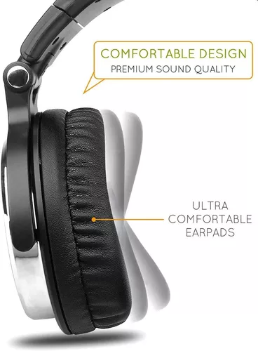 OneOdio Auriculares con cable – Auriculares sobre la oreja con aislamiento  de ruido, doble conector monitor de estudio profesional y mezcla de