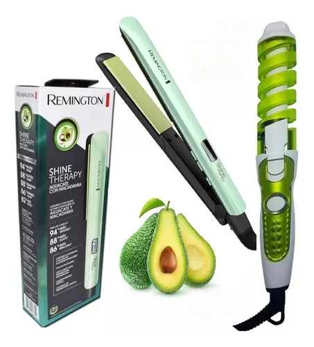 ▷ Remington Combo Plancha Alisadora Keratin Therapy + Rizador Keratin Th ©