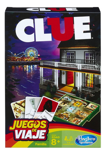 Juego De Mesa Clue - Juegos De Viaje