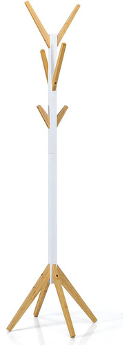 Perchero De Pie De Bambú, Perchero De Pie De Madera 6 ...