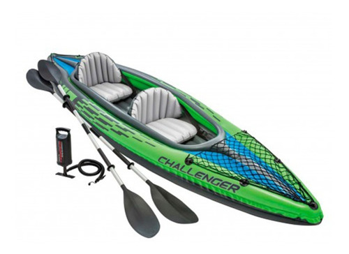 Kayak Inflable Challenger K2 (2 Personas) Marca Intex