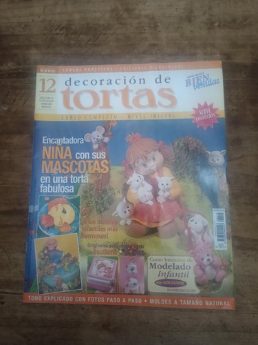 Revista Decoracion De Tortas Niña Y Mascotas (m)