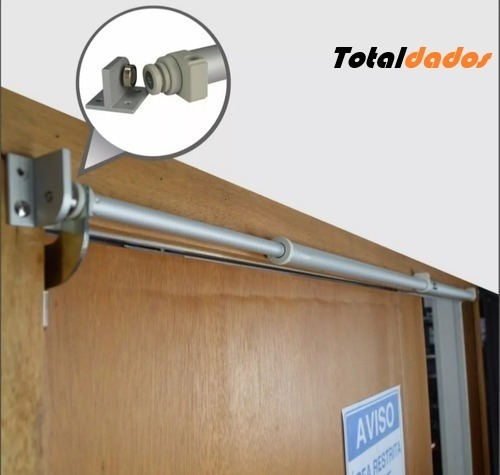 Imagem 6 de 8 de 2 Mola Slide Back Porta De Correr 70cm Fechamento Automático