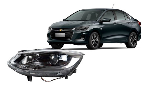 Optico Izquierdo Para Chevrolet Onix Sedan 2020 2022