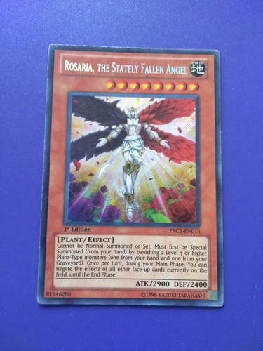 Yu-gi-oh! Rosaria, The Stately Fallen Angel Secret 1st Editi