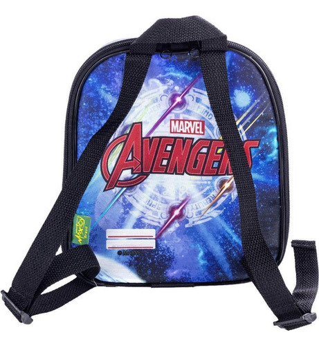 Kit Mochila E Lancheira Homem De Ferro Em 3d Rígida