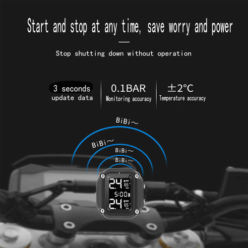Monitor De Presión De Neumáticos Neumático De Motocicleta A