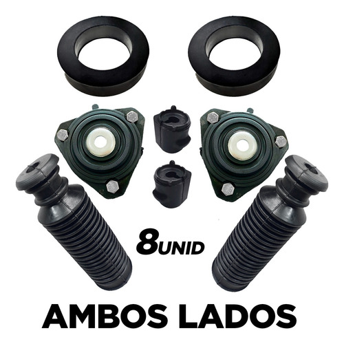 Kit Full Bases Amortiguador + Topes + Bujes Ford Ecosport