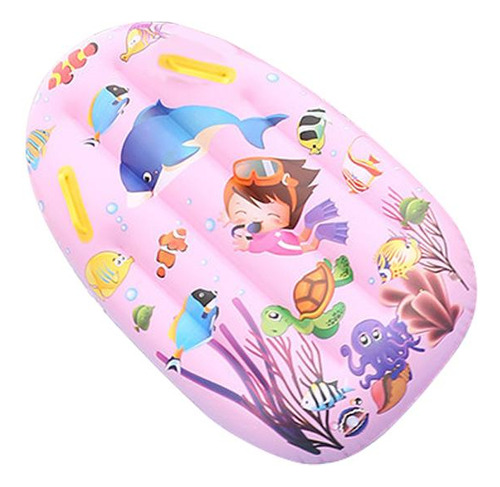 Kids Inflatable Surfboard Summer Outdoor Handles Portable