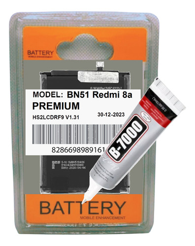 Battria Bn51 Para Xia0mi Redmi 8a M1908c3k / Redmi 8 + Cola!