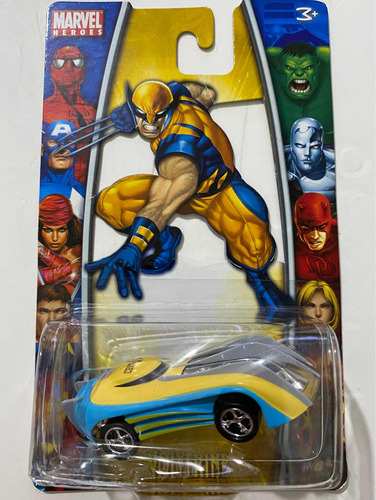 Carrito Marvel Wolverine 1:64 Mga Hotwheels Matchbox
