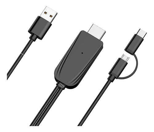 Tipo C/micro Usb A Cable 1080phd Para Android Tv/monitor