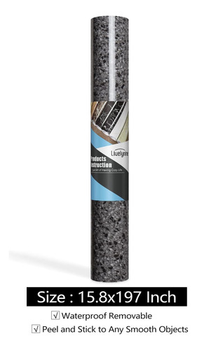 Vinyl Adhesive Paper Livelynine, Style Granito, 5 M X 4...