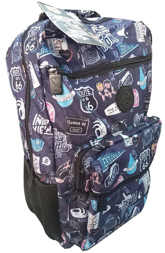 Mochila Con Carro Notebook 47st Street Q47-13carro 2017