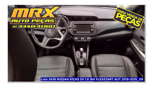 Sucata Nissan Kicks Sv 1.6 16v Flexstart Aut 2019 Pecas