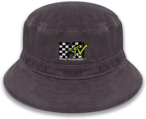 Mtv Checkered Logo Corduroy Bucket Hat