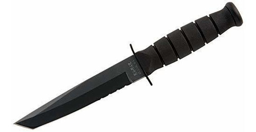 Ka-bar 5055, Cuchillo Corto De Lucha / Utilidad, Tanto, Negr
